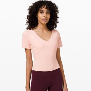 Lululemon Nulu Cropped Slim Yoga Short Sleeve